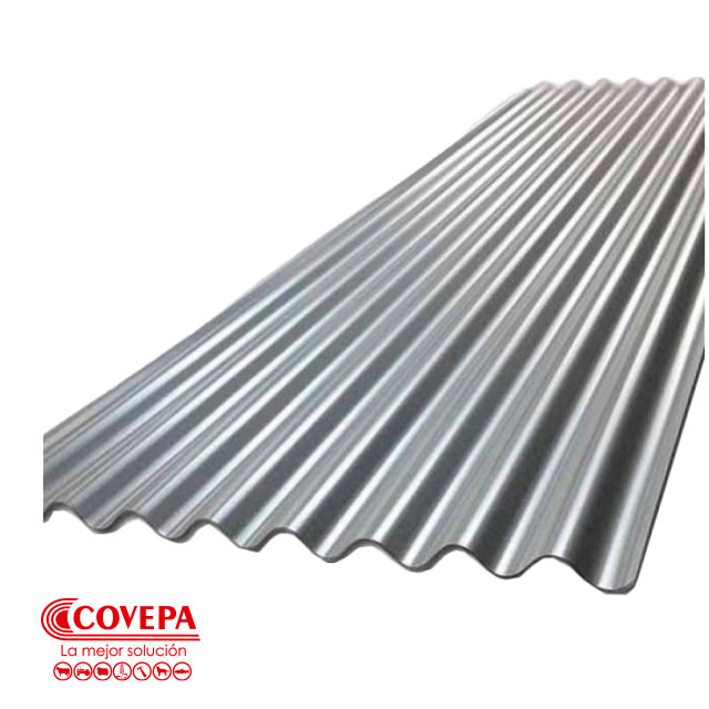 ZINC ACANALADO ALUMINIO 0,3 X 3,66 MT