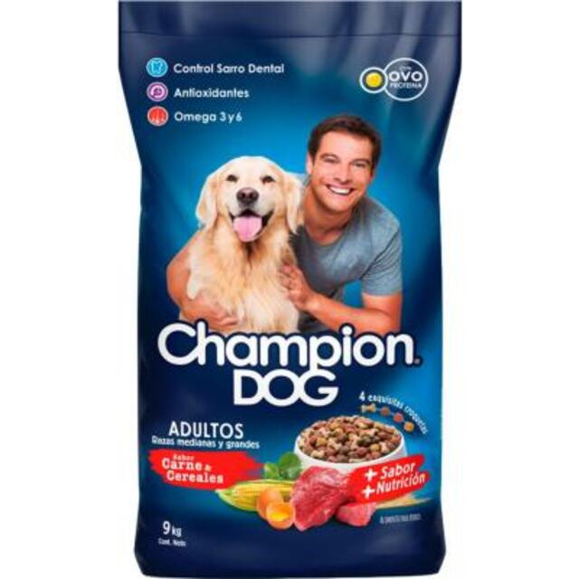 ALIMENTO PERRO CHAMPION DOG ADULTO  9 KG